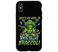 Anti Broccoli Joke Just Say Nope to Broccoli Case for iPhone X/XS