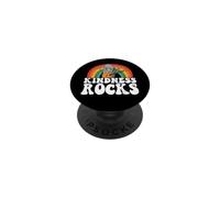 Anti Bullying Rainbow Hippie Music Teacher Kindness Rocks PopSockets Adhesive PopGrip