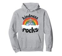 Anti-Bullying Rainbow Hippie Music Teacher Kindness Rocks Pullover Hoodie