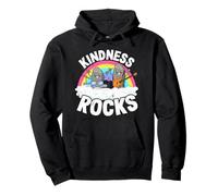 Anti Bullying Rainbow Hippie Music Teacher Kindness Rocks Pullover Hoodie