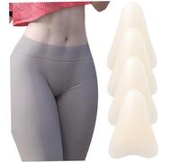 Anti Camel Toe Underwear 4PCS Camel Toe Concealer, Silicone Seamless Anti Underwear Guard, Portable and Reusable Cameltoe Pad for Women