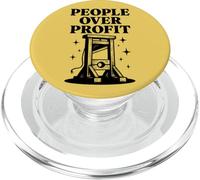 Anti Capitalism People Over Profit PopSockets PopGrip for MagSafe