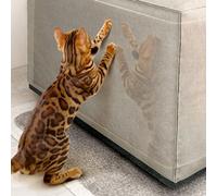 Anti Cat Scratch Furniture Protector, Clear Cat Couch Protector, Single-Side Sticky Cat Tape for Furniture Sofa Table Bed M(500cm/30cm)