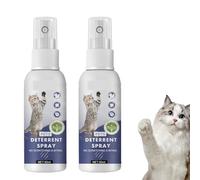 Anti Cat Scratch Spray, Fast Acting Pet-Safe Formula, Stops Scratching Furniture, for Training & furniture Protecting, Deters Unwanted Behaviors (2 Pcs)