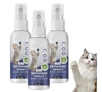 Anti Cat Scratch Spray, Fast Acting Pet-Safe Formula, Stops Scratching Furniture, for Training & furniture Protecting, Deters Unwanted Behaviors (3 Pcs)