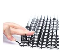 Anti Cat Thorn Pad Plastic Pet Deterrent Mat Gardening Barrier To Protect Plants Vegetables And Flowers From Cats Dogs Animals Safe Non Durabl (Black)