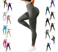 Anti Cellulite 3D Compression Leggings for Women UK High Waisted Leggings Butt Lifting Tummy Control Seamless Resistance Band Body Sculpting Running Stretchy Plus Size Workout Gym Yoga Pants