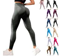 Anti Cellulite 3D Compression Leggings for Women UK High Waisted Leggings Butt Lifting Tummy Control Seamless Resistance Band Body Sculpting Running Plus Size Workout Gym Yoga