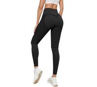 Anti Cellulite 3D Compression Lipedema Leggings for Women UK Butt Lifting Tummy Control High Waisted Resistance Band Seamless Ladies Leggings Soft Sport Running Gym Crazy Yoga Tights Black