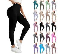 Anti Cellulite Leggings Women Compression Slim Seamless Tummy Control Trousers Yoga Pants High Waisted Naked Feeling Butt Lifting Stretchy Running Leggings Soft Gym Workout Joggers Trousers