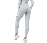 Anti-Cellulite Leggings, Women's High Waisted Sports Leggings, Sexy Push Up Hips, Casual, Solid Colour, Chic Slim, Temperament, Fitting, Classic, Fitness Trousers