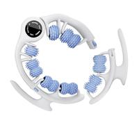 Anti-Cellulite Massage Roller with Detachable Handles | Lymphatic Drainage Massager & Fascia Blaster for Legs, Thighs, Buttocks | Tool for Deep Tissue Pain Relief & Smoother, Contoured Skin (Blue)