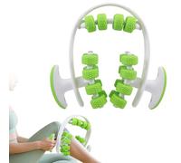 Anti-Cellulite Massager, Cellulite Roller with Removable Massage Heads Design, Massage Roller Legs Lymphatic Drainage, Massage Roller for Legs, Arms (Green)