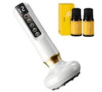 Anti Cellulite Massager, Intelligent Handheld Massage Tool for Anti - Cellulite, Cellulite Massager Fat Remover, Electric Cupping Device with 12 Suction Modes, for Arms, Legs, Back (White)