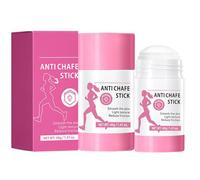 Anti Chafe Stick, 40ml Anti Friction Cream Stick, 2 Pieces Body Protection Balm S-tick, Sweatproof Waterproof Moisturizing Cream, Prevent Thigh R-ashes and Sports Chafing for Cycling Hiking Dance Gym