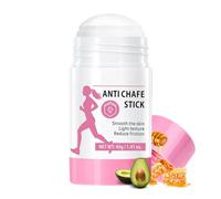 Anti Chafe Stick,Sweat-Proof Anti Chafe Balm for Smooth Skin,Lightweight Non-Greasy Chafing Cream with Shea Butter & Beeswax,Travel-Size Anti Friction Stick for Body Skin,Reduce Rubbing,Easy to Carry