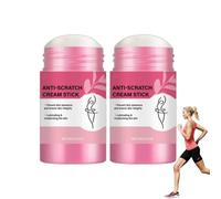 Anti Chafing Stick, Anti Chafe Balm, AntiChafe Cream, AntiFriction Cream Stick for Shoulders, Armpits, Thighs, Ankles and Other Skin Areas, Long Lasting Protection, Provides Moisture to the Skin (2PC)