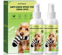Anti Chew Spray for Dogs, 2Pcs Natural Pet Training Repellent Spray Suitable for Behavior Training, Stops Destructive Chewing Licking of Bandages, Furniture, Outdoor & Indoor Use (Bitter Apple)