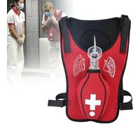 Anti Choking Device， Adult Airway First Aid Training Choking Vest with Back Pat, Suitable for Nurse Student Teaching,Adults-red(Red)