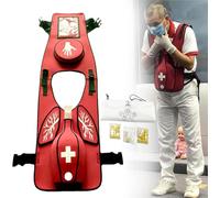 Anti Choking Device， First Aid Training Vest, Anti Choking Obstruction Trainer Heimlich Practice with Back Shot(Adults)