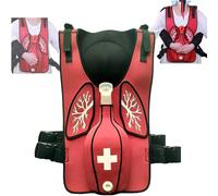 Anti Choking Device， Simulation Training Vest Wearable CPR First Aid Model with Back Slap Suffocation for Teaching Demonstrations,Adult(Adult)