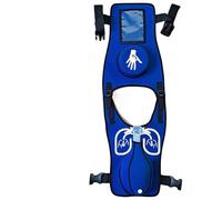 Anti Choking Obstruction Trainer Vest, Heimlik Practice Training Model Education, Master First Aid Skills, Training vest, for Nurse & Student First Aid Teaching Accessories Blue