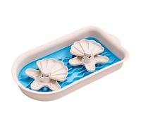 Anti-Choking Rotating Slow Feeder Double Bowl, Puppy Slow Eating Dog Bowl - Easy To Clean, Promote Healthier Eating Habits, Pet Fun Puzzle Feeder For Small Medium Cats Dogs Pets (Blue)