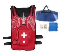 Anti Choking Trainer Airway Obstruction Simulation Training Vest Adult First Aid Training Model with Back Slap for Teaching Demonstrations, First Responder or Student First Aid Teaching,A-Adult