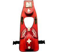 Anti Choking Training Vest Airway Obstruction Simulation Training Wearing Vest for Nurse & Student First Aid Teaching with Back Slap A