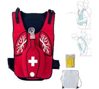 Anti-Choking Training Vest, Choking Rescue Device, Emergency Equipment, Heimlich First aid Practice Training Vest for Nurses A
