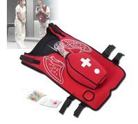 Anti Choking Vest, Adjustable Shoulder Straps and Waist Belt, Airway Obstruction Simulation Training Wearing Vest, for First Responder, Student First Aid Teaching,A-Adult