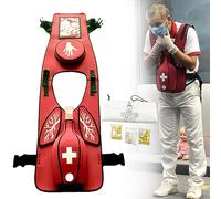 Anti Choking Vest, First Aid Choking Obstruction Trainer Vest with Back Slap ABS for Adult Child
