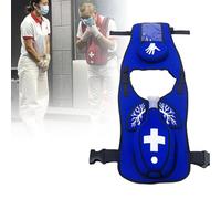 Anti Choking Vest, Heimlich First Aid Training Vest with Back Pad Multicolor(Blue)