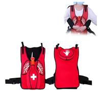 Anti-choking vest with slap on the back Choking prevention and CPR instruction training vest for airway management training Adults