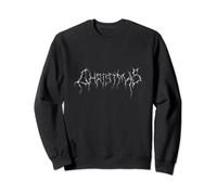 Anti Christmas Black Metal Band Logo Satan Punk Sweatshirt