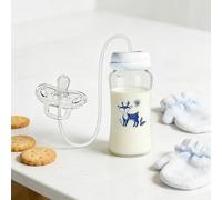 Anti-Colic Feeding Bottle | 300ml Hands Free Babe Bottle | Pacifier Bottles Leakproof Self Feeding Bottles | with Ergonomic Soft Nipple | for Kids 3 Months and Older