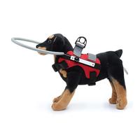 Anti Collision Circle for Blind Dogs - Harness Guiding Device, Lightweight Pet Bumper Guards, High Comfort, Unhindered Mobility