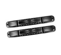 Anti-Collision Patch Car Bumper Protector Trim Universal Anti-Scratch Strip for Front and Rear Bumpersper (Black Carbon Fiber Pattern, 2-Pack)