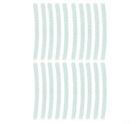 Anti Collision Reflective Stickers for Car Wheel Hub Tires Offering Improved Safety and Construction (white)