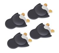 Anti-collision Refrigerator Door Rear Wall Sticker Soft Rubber Bumper 14mm Thickness Wall Protector Easy to Use Adhesive Bumper Pad