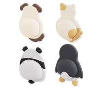 Anti-collision Refrigerator Door Rear Wall Sticker Soft Rubber Bumper 14mm Thickness Wall Protector Easy to Use Adhesive Bumper Pad