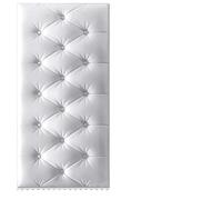 Anti Collision Wall Padding 70X35CM 3PCS/Set 6PC/Set Self-Adhesive 3D Brick Wallpaper PE Foam Wall Panels Stickers Waterproof Home Decoration(White-6pc-Set,70cmx 35cm x 8mm)