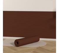 Anti-Collision Wall Padding for Kids, Upholstered Wall Panels Self-Adhesive, L 100-1000 CM Peel and Stick Wall Cushion, Widen 20-120 CM Padded Wall Panels for Bedroom, Tatami(Coffee color,120 x 700 C