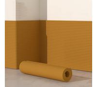 Anti-Collision Wall Padding for Kids, Upholstered Wall Panels Self-Adhesive, L 100-1000 CM Peel and Stick Wall Cushion, Widen 20-120 CM Padded Wall Panels for Bedroom, Tatami(Wood color,60 x 600 CM)