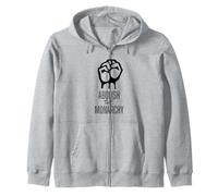Anti Colonialism Abolish The Monarchy Zip Hoodie