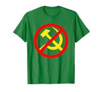 Anti Communism, Anti Socialism, Capitalists T-Shirt, Men, Kelly Green, Medium