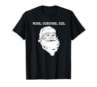 Anti Consumerism Nihilist Christmas Value Graphic T-Shirt, Men, Black, XL