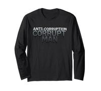 Anti-Corruption Statement Shirt | Bold Accountability Merch Long Sleeve T-Shirt
