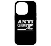 ANTI CORRUPTION TEAM Freedom Democracy Government efficiency Case for iPhone 14 Pro