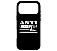 ANTI CORRUPTION TEAM Freedom Democracy Government efficiency Case for iPhone 17 Pro Max